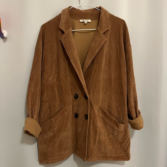 Madewell Knit Corduroy Redford Blazer Sz. Small - Picture 7 of 8